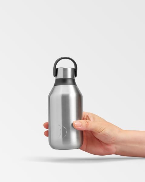 Chilly's 90% Recycled 350ml / 500ml / 1L Series 2 Bottle Grey | MB3948270