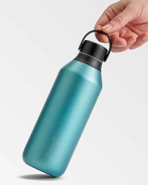 Chilly's Metallic 350ml / 500ml / 1L Series 2 Bottle Green | LU0132856