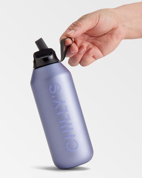 Chilly's Metallic 500ml / 1L Series 2 Flip Bottle Lavender | LG1523467