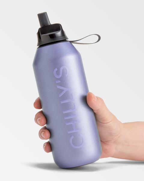 Chilly's Metallic 500ml / 1L Series 2 Flip Bottle Lavender | LG1523467