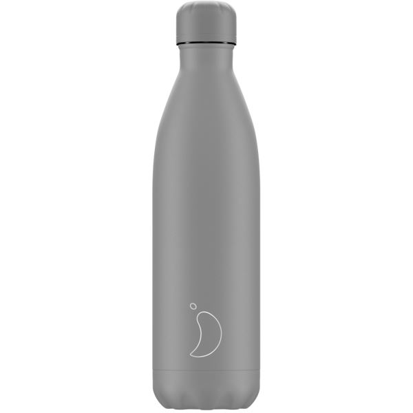 Chilly\'s Mono 500ml / 750ml Original Bottle Grey | FU4361720