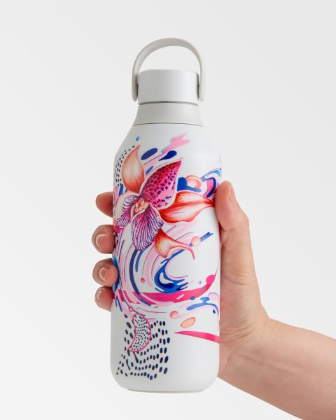 Chilly's Patterns 350ml / 500ml / 1L Series 2 Bottle Purple | WQ5084731