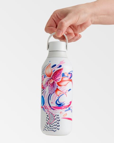 Chilly's Patterns 350ml / 500ml / 1L Series 2 Bottle Purple | WQ5084731