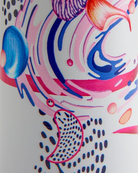Chilly's Patterns 350ml / 500ml / 1L Series 2 Bottle Purple | WQ5084731
