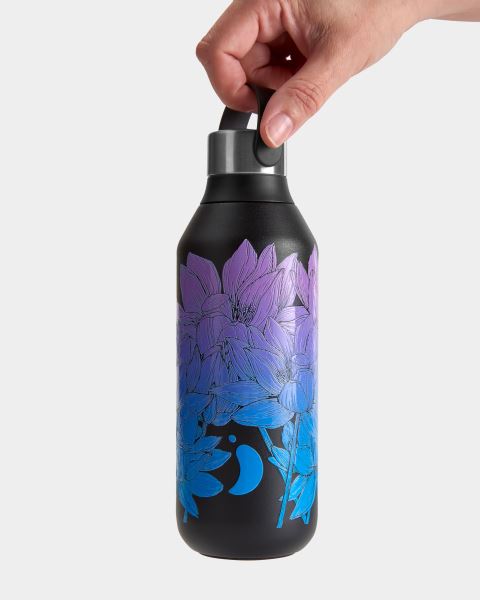 Chilly's Patterns 350ml / 500ml / 1L Series 2 Bottle Midnight Lotus | IQ7435698