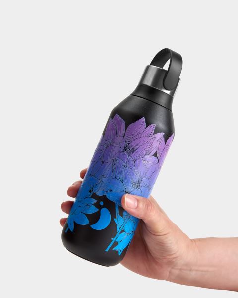 Chilly's Patterns 350ml / 500ml / 1L Series 2 Bottle Midnight Lotus | IQ7435698