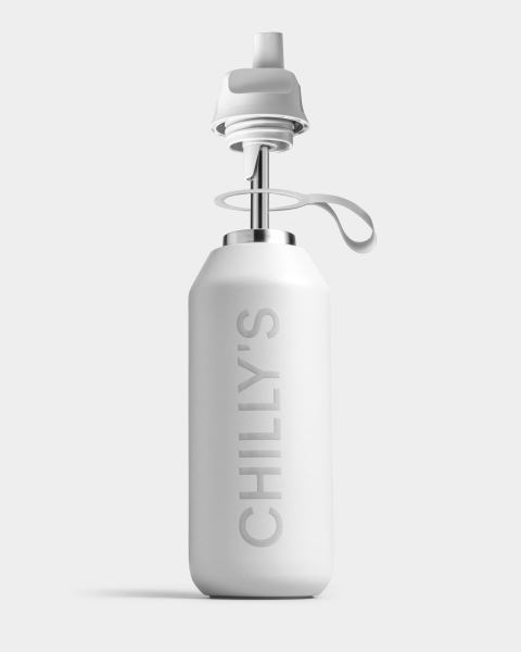 Chilly's Solid Colours 500ml / 1L Series 2 Flip Bottle Grey | MG3609245